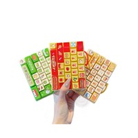 Porte-clés anti-stress à tapoter, style gourmet, thème burger et hot-dog, avec clavier 26 touches en plastique, accessoire de sac pour couple, jouet