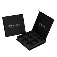 Boîtes cadeaux en carton rigide personnalisées pour chocolats, éponge écologique, emballage de luxe haut de gamme, fermeture magnétique, gaufrage personnalisé