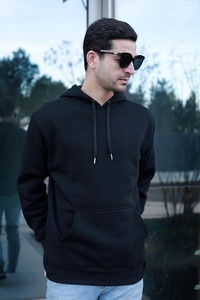 2024 hommes respectueux de l'environnement léger coupe-vent veste haute intensité UV protégé pull à capuche pour l'extérieur automne solide - Product Image 5