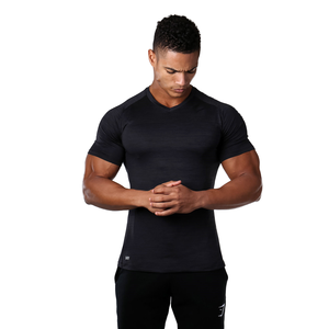 Người Đàn Ông Tập Thể Dục Ngắn Tay Áo Thể Thao Nhanh Chóng Khô Phòng Tập Thể Dục Quần Áo Thoáng Khí Đào Tạo Chặt Chẽ Nén T Áo Sơ Mi - Product Image 3