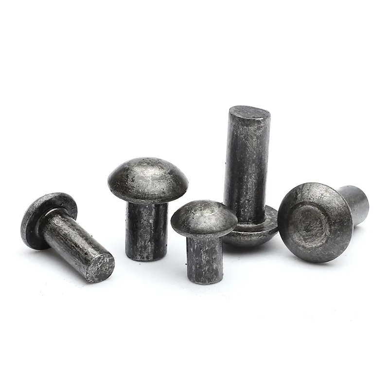 Steel Solid Round Head Grade 4.8 Rivets Semicircular Round Head Rivet with No Finish 8MM 10MM