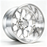 Jantes en alliage forgé SL 24x14 26x14 28x16 30X16 6X5.5 8X6.5 8X170 8X180 à déport profond polies pour Ford F-150 RAM 1500 RAM 3500