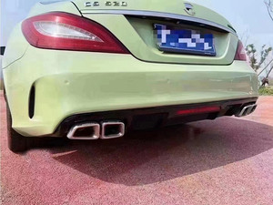 Article de vente chaud 2017-2019 CLS350 diffuseur de pare-chocs <span class=keywords><strong>CLS63S</strong></span> amélioré adapté au kit carrosserie Mercedes Benz CLS W218 - Product Image 4