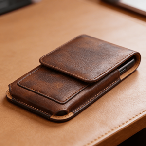 Sac de téléphone professionnel en cuir synthétique imperméable, fin et <span class=keywords><strong>portable</strong></span> - Product Image 5