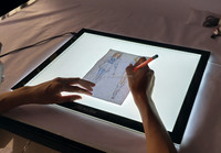 Tablette de traçage pour architectes, format A4, planche lumineuse LED, 4 niveaux de gradation
