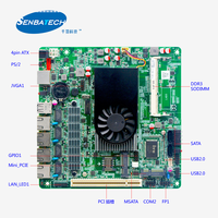 Placa Base Mini ITX Original Integrada con Procesador de Doble Núcleo D525 de 1.8GHz, Placa Base para Firewall Pfsense
