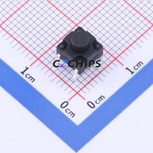 TSG001A06018A Tactile Switch Through hole Component (THT) Switch Round Button 1.8N Through Hole 6.15mm - Product Image 1