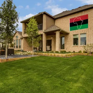 חדש עיצוב 3x5ft אדום שחור ירוק אפגניסטן דגל עבור חצר דשא מקורה חיצוני קישוט