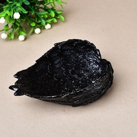 Cœur de Cupidon, Ailes du Diable, Ailes d'Ange, Plumes Blanches, Plumes en Résine, Décoration d'Intérieur, Support pour Boule de Cristal, Fabriqué en Chine