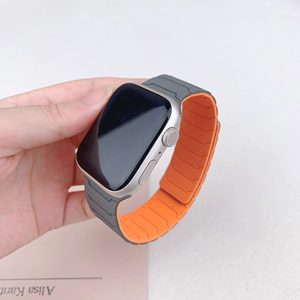 Correa Deportiva de Silicona para Reloj Inteligente de <span class=keywords><strong>42</strong></span> mm y 46 mm, Correa Magnética de Goma Suave para Apple Watch Series 11 10 9 49 mm - Product Image 4