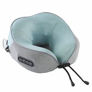 Dispositivo di stimolatore del nervo vago intelligente a forma di U impastare Shiatsu riscaldato vibrante cuscino per il massaggio del collo per il dolore al collo - Product Image 1