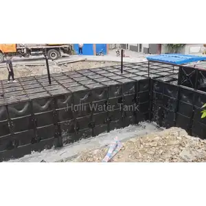 Maquinaria de tratamiento de agua subterránea GSC BDF Tanque de agua rectangular grande de plástico para riego