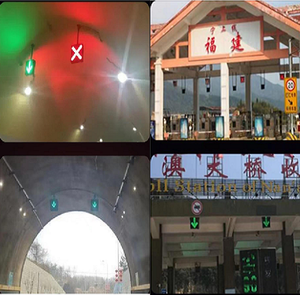 Venta al por mayor de alto brillo 600mm Cruz Roja flecha verde Luz de señal de tráfico LED señal de control de carril de seguridad vial - Product Image 6