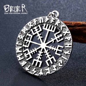 Collier chaîne en diamant <span class=keywords><strong>Viking</strong></span> avec pendentif lettre Odin Louen, bijoux rétro mythiques <span class=keywords><strong>du</strong></span> père des dieux - Product Image 5