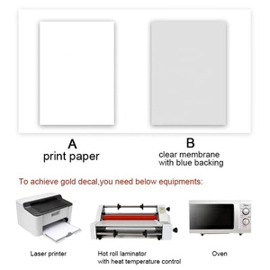 Aluminium chaud estampage feuille or rouleau métallique Laserjet Toner rouleaux réactifs argent coloré chaud feuille autocollants <span class=keywords><strong>de</strong></span> transfert d'<span class=keywords><strong>eau</strong></span> - Product Image 3