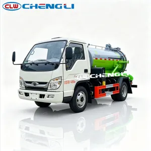 รถบรรทุกดูดสิ่งปฏิกูลแบบเบา Foton 2.2 ลูกบาศก์เมตร 4x2 รถดูดขยะขนาดเล็กสำหรับเอเชียตะวันออกเฉียงใต้และแอฟริกา - Product Image 4