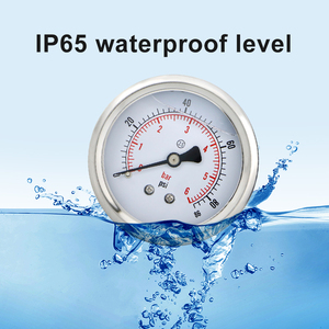 Langzeit stabilität Dual Scale Psi Manometer Auslaufs ic heres Manometer mit Silikonöl füllung - Product Image 5