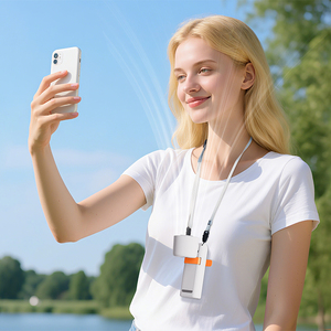 Nuevo Ventilador de Mano Plegable con Refrigeración de 3000mAh, Pantalla LED Digital, Compresor de Hielo, Mini Ventilador Turbo - Product Image 5