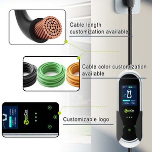 <span class=keywords><strong>Cargador</strong></span> de <span class=keywords><strong>Coche</strong></span> Zencar Epro16a Trifásico de 11kW con Carga Rápida, Conectores IEC6296-2 Tipo 2 y GBT China, Nivel 2 Evse IP66 con WIFI - Product Image 3