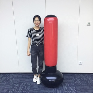 High quality CE standard inflatable stand boxing punching bag for playing