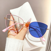 Lunettes photochromiques simples anti-lumière bleue UV400 pour femmes, pour ordinateur, avec verres photochromiques
