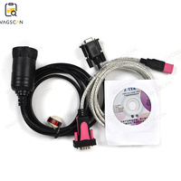 Outil de diagnostic pour engins lourds Liebherr, câble Sculi et DB9 vers Deutsch 9 broches, kit logiciel V2.13.3, scanner de diagnostic