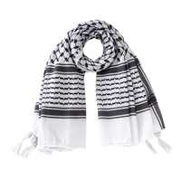 Décoration personnalisée Gratuit Produits de Palestine 14X135cm Satin Polyester Drapeau Écharpe Suspendue Cou pour Affaires & Cadeaux Promotionnels