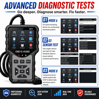 Outil de diagnostic OBD2 V511 pour voitures, lecteur de codes de panne du moteur, effacement des DTC, scanner de données en temps réel, outil de réparation automobile, 8 langues
