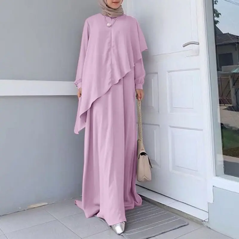 2024 Wholesale Custom Muslim Clothing Muslim Women Dress Abaya Islamic Clothing