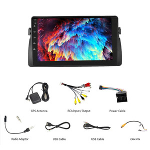 Android 10.0 pour autoradio BMW Série 3 <span class=keywords><strong>E46</strong></span>, lecteur multimédia stéréo, navigation <span class=keywords><strong>GPS</strong></span> avec écran tactile de 9 pouces - Product Image 3