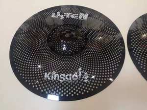 Juego de Platillos de Batería Profesional Kingdo 2026, Venta Directa de Fábrica, Precio Económico, 5 Piezas, Platillo de Percusión Negro de Bajo Volumen - Product Image 4