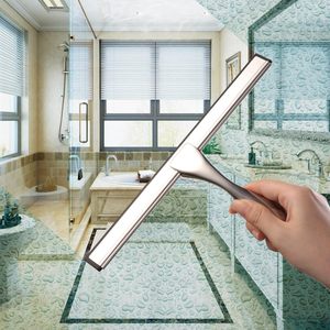 Factory Price Luxury Modern Stainless Steel Window Squeegee Eco-Friendly Zinc+Silicone Wiper Blade Suction Cup Hook Kitchen - Product Image 3