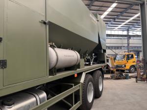 Pengaduk beton volumetrik truk 10m3 Modular basah siap campuran beton seluler untuk dijual - Product Image 3