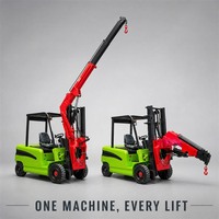 Multifunktionaler Elektrostapler mit Hubausleger 3-Tonnen Lithium-Betriebener Teleskop-Hubstapler für Vielseitige Anwendungen
