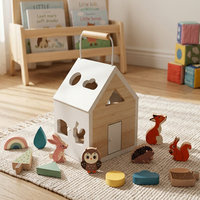 Puzzle en bois Montessori, blocs de construction géométriques, jeu d'association, jouet éducatif précoce pour enfants, apprentissage cognitif, CE CPC OEM ODM