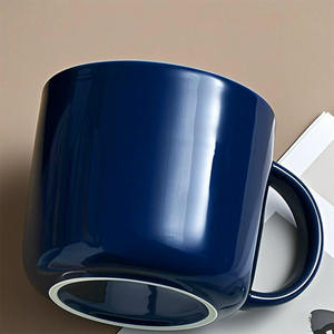 16 أوقية هدايا ترويجية للفنادق محفورة بعلامة تجارية فنجان قهوة سيراميك أبيض - Product Image 6