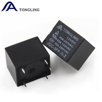 TONGLING 12VDC 3FF-S-Z 5PIN 10A Mini 250VAC/30VDC Relais en alliage d'argent Autres relais