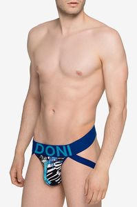 Slip da <span class=keywords><strong>Uomo</strong></span> di Alta Qualità in Cotone Supima con Stampa Digitale Sexy, Jockstrap Intimo Maschile - Product Image 5