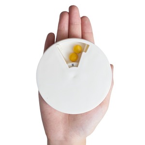 Portable Pillbox Seven Day Travel Size Rotating Compartment Medicine Storage Case White - Product Image 5