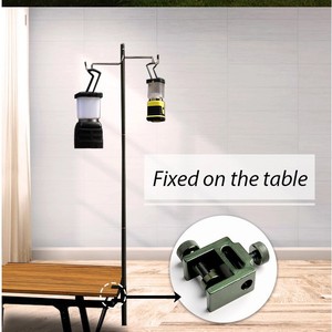 Folding Desktop Camping <b>Lamp</b> Frame 7075 Aluminum Alloy 1.5mm Wall Thickness Outdoor <b>Lighting</b> Stand - Product Image 5