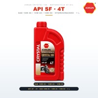 Huile moteur pour moto JORUN CRYSTAL 100 4T API SF Hydrocracked, vente en gros, directement de l'usine, étiquette privée OEM 1L