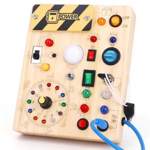 Giocattoli <span class=keywords><strong>Montessori</strong></span> in legno da viaggio per attività didattiche di apprendimento per bambini giocattolo sensoriale per bambini con autismo - Product Image 1