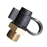 Conector de prueba roscado macho de latón B366 para sistemas de freno de camiones, remolques y autobuses de servicio pesado