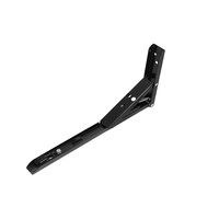 Étagère flottante réglable Support mural en métal Triangle Support de table pliante Support de type L pour bois Durable Facile à fixer