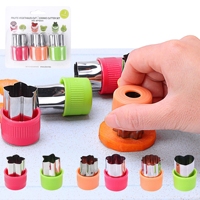 Edelstahl Sandwich Cutter und Sealer Set für Kinder DIY Food Cookie Maker Küchengeräte Form für Kinder Sandwich Kochen