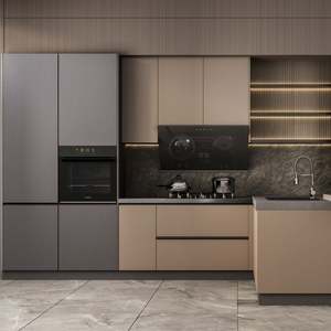 Gabinetes de Cocina Modernos Europeos de Madera Sólida, Estándar Australiano, Ecológicos y Resistentes al Agua - Product Image 6