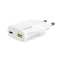 Chargeur double port ultra-mince 35W PD 3.0 GaN 1C 1A, charge rapide multi-appareils avec protection OVP OTP, sécurité 7 points, respectueux de l'environnement