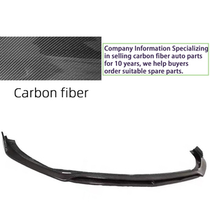 ลิ้นหน้าคาร์บอนไฟเบอร์ทรง CMST สำหรับรถเบนซ์ C-Class W205 4 ประตู ปี 2015-2021 - Product Image 5