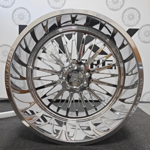 Jantes forgées pour camions China Forged Wheels Co. 22 24 26 28 30 pouces 24x14 6x139.7 8x170 8x180 8x6.5 Jantes forgées pour Ford F150 F250 F350 - Product Image 1