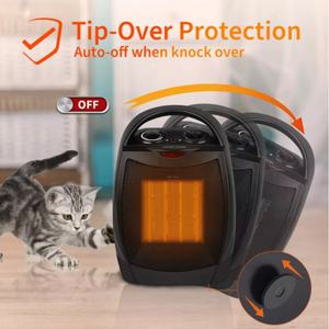 Calentador Eléctrico Portátil 2 en 1 de Alta Potencia con Cerámica PTC, Ventilador de Aire Caliente con Modo de Enfriamiento para Oficina y Hogar en Invierno - Product Image 4